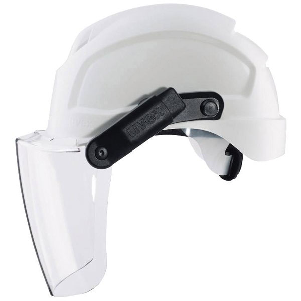 Uvex Clear PC Visor, Resistant To Electric Arcs, Liquids, Molten Metal