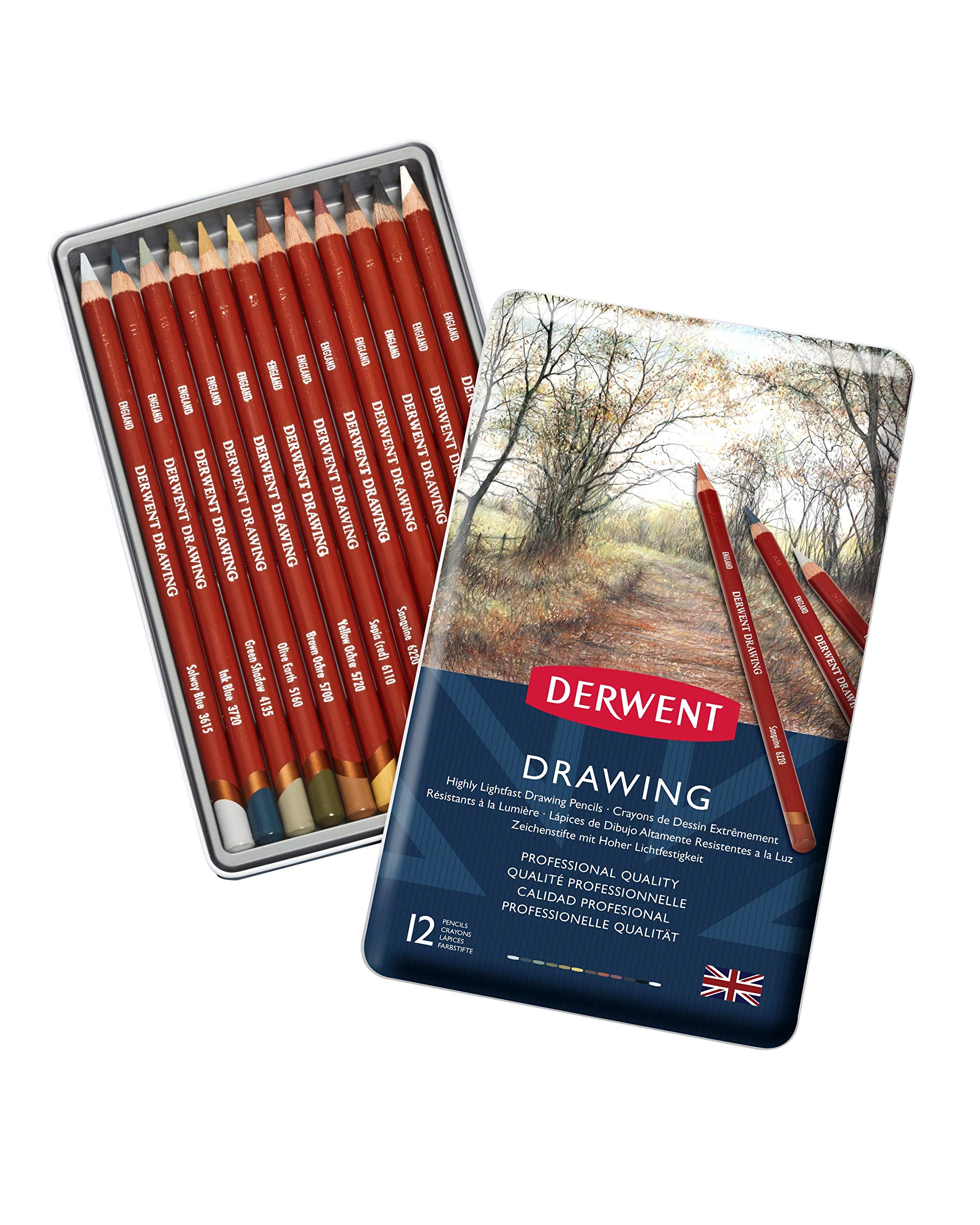 Derwent Derwent Drawing Pencils 12 | Drawing Tools > Pencils > Pencils