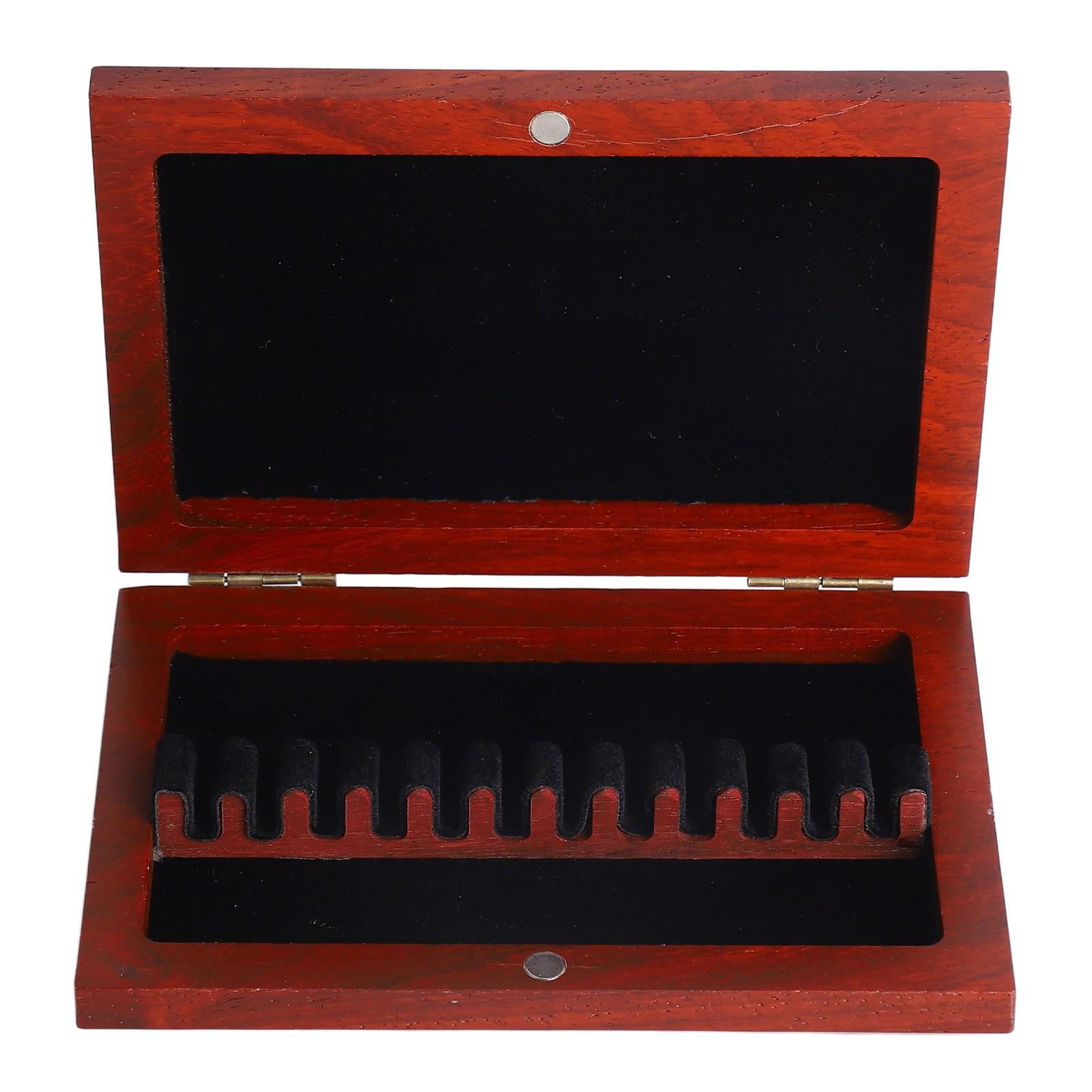 Fishine Oboe Reed Case Redwood Storage Box Large Capacity Woodwind Reed Holder Musical Instrument Accessory