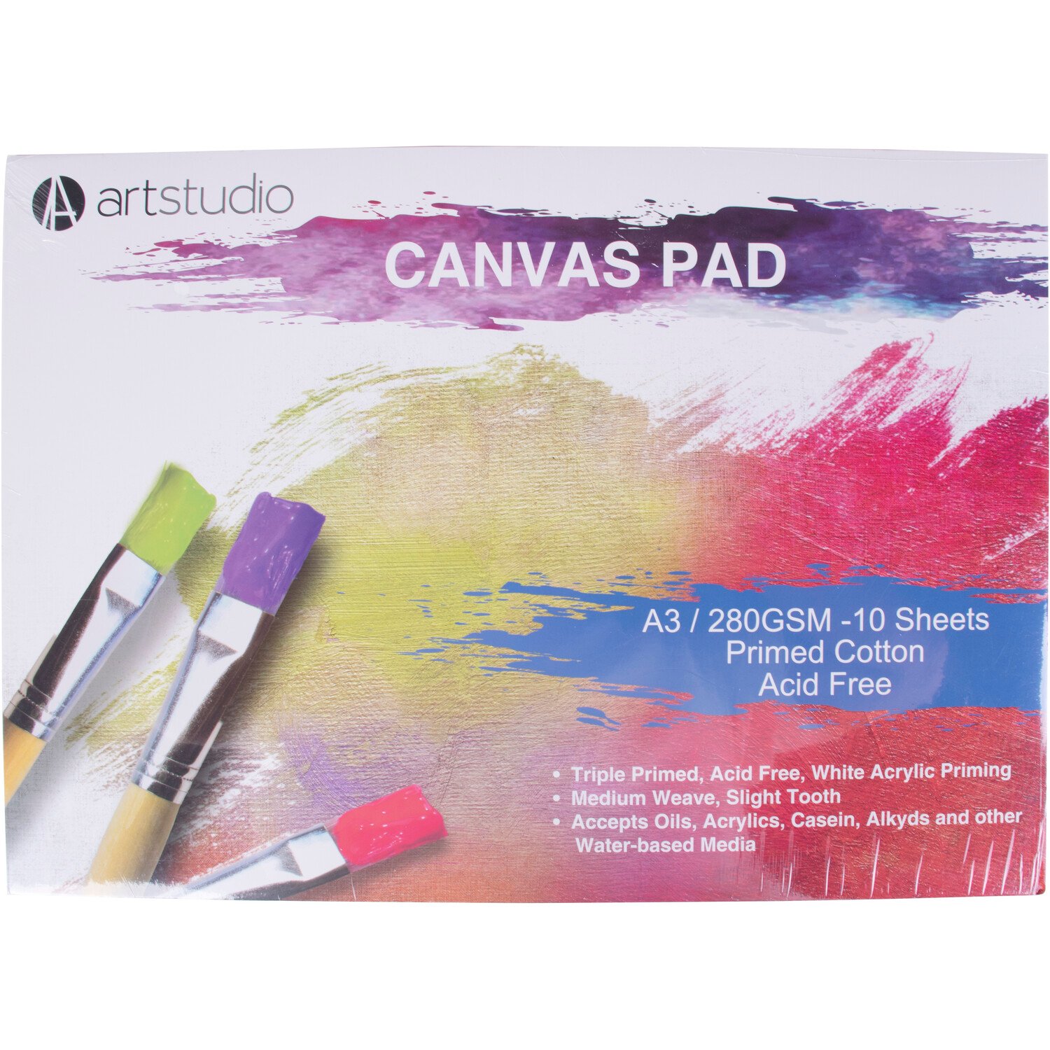 Artstudio Canvas Pad - White / A3