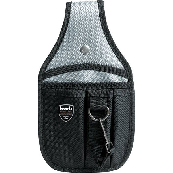 KWB 907610 tool bumbag empty nylon black/silver robust 5 pockets