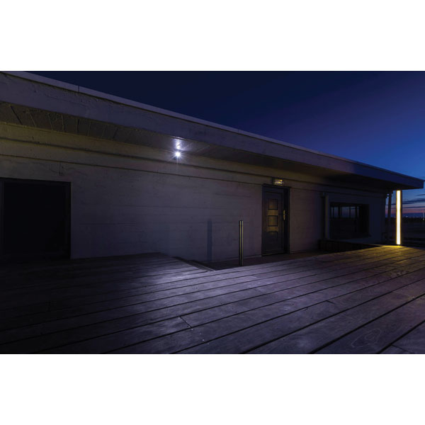 GP Batteries Safeguard RF1.1 Security lighting Black LED