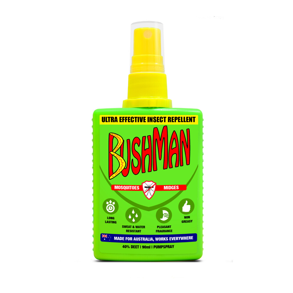 Bushman Ultra Effective Insect Mosquito Midges Repellent Spray 40% ...
