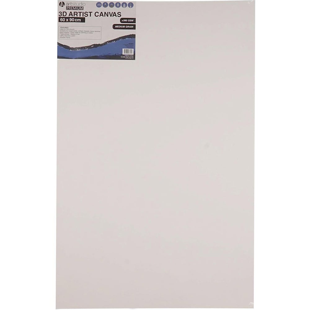 Art Studio 3D Artist Canvas - 60 x 90cm