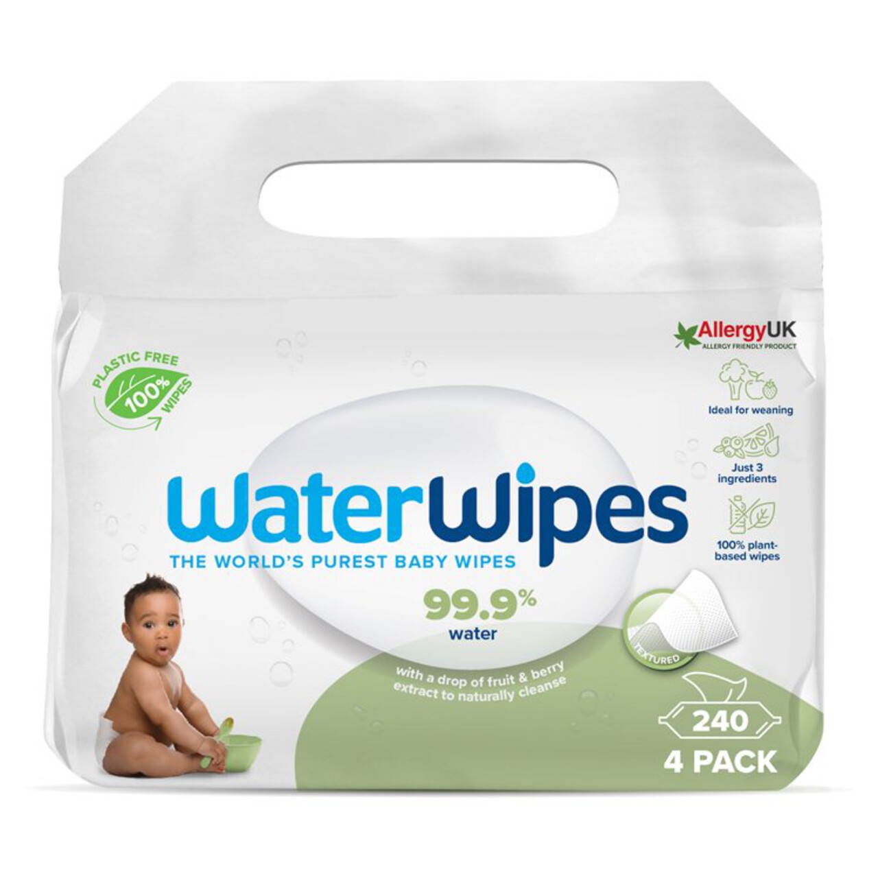 Waterwipes Weaning Biodegradable Baby Wipes