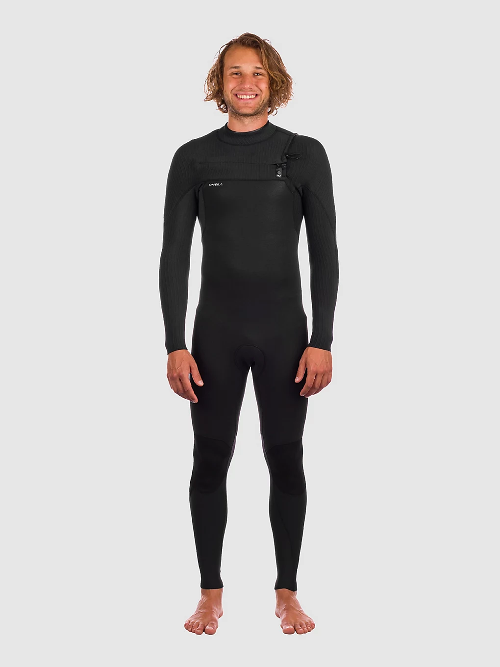 O'Neill Wetsuits O'Neill Hyperfreak 3/2+mm Chest Zip Wetsuit 2023 - Black