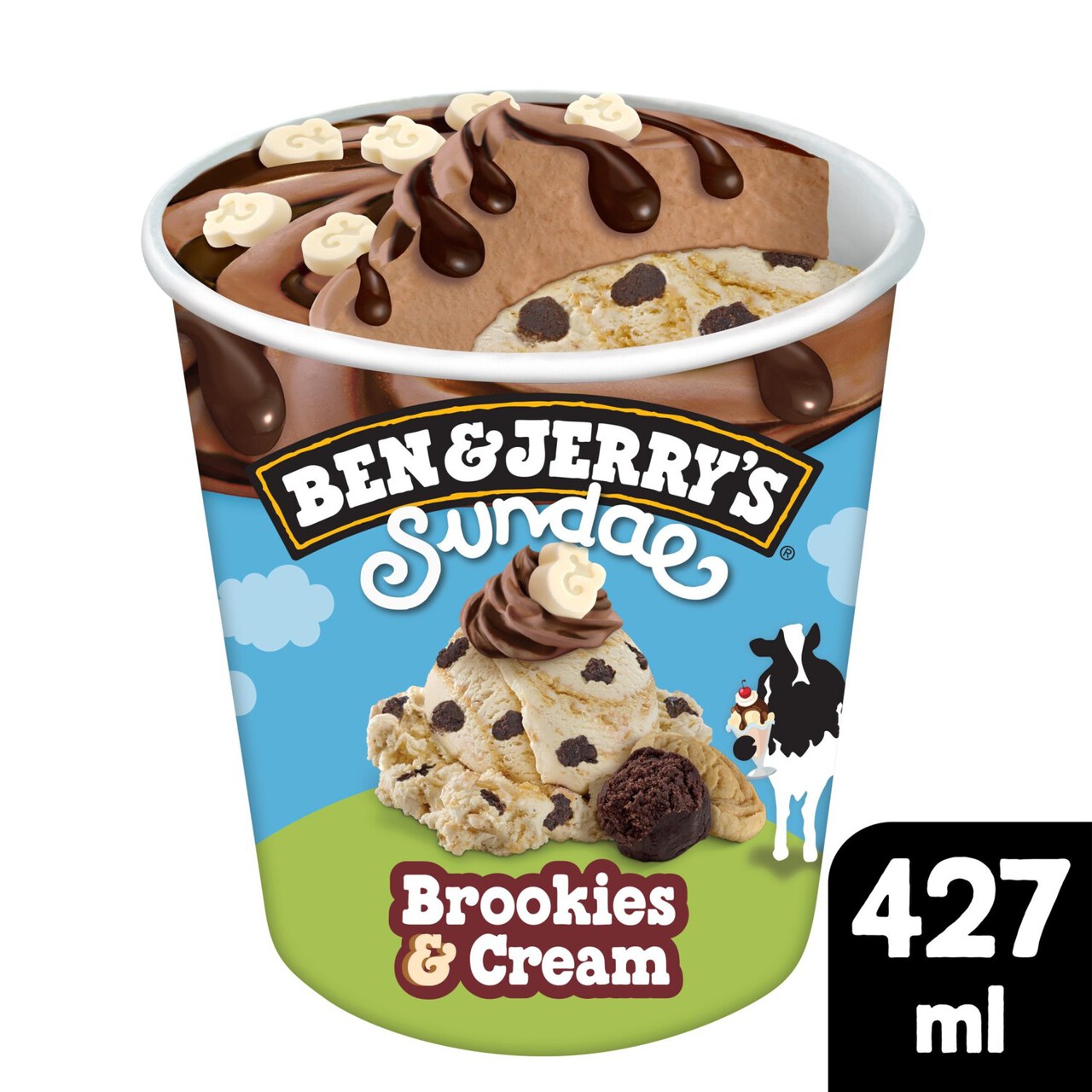 Ben & Jerry's Sundae Brookies & Cream Ice Cream Tub