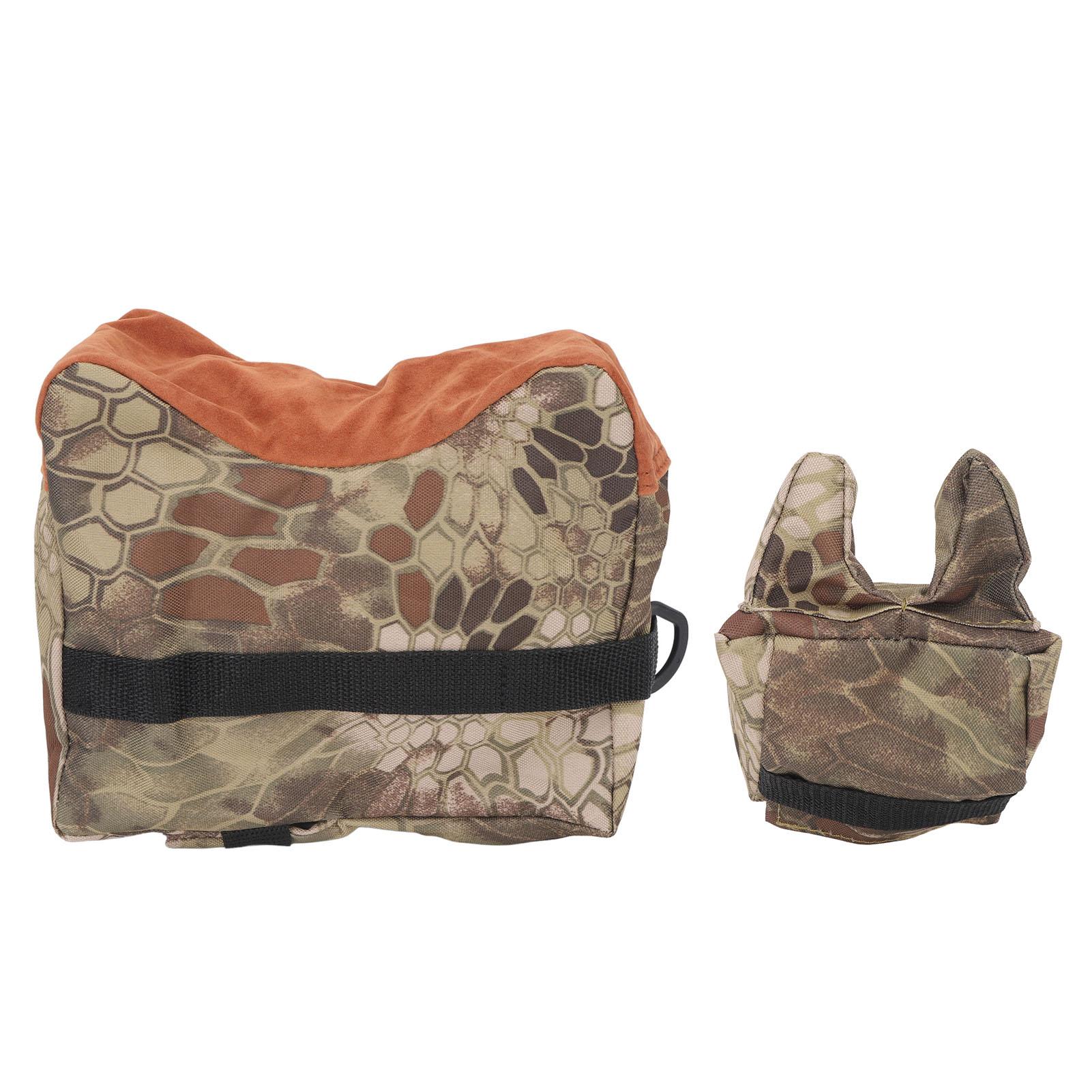 Fishine Shooting Rest Bags Front Rear Bag Combo Front Back Sandbag Shooting Rest Support Bag Python Color
