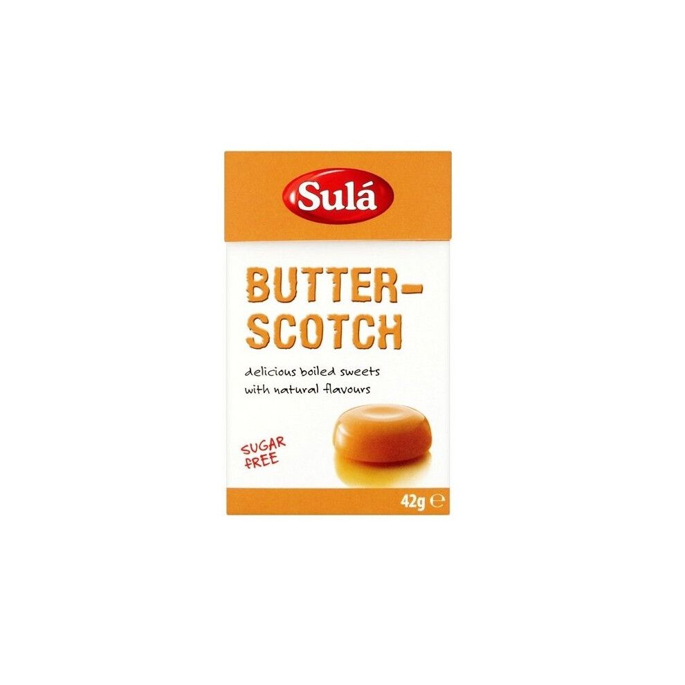 Sula Sugar Free Butterscotch Sweets 42g