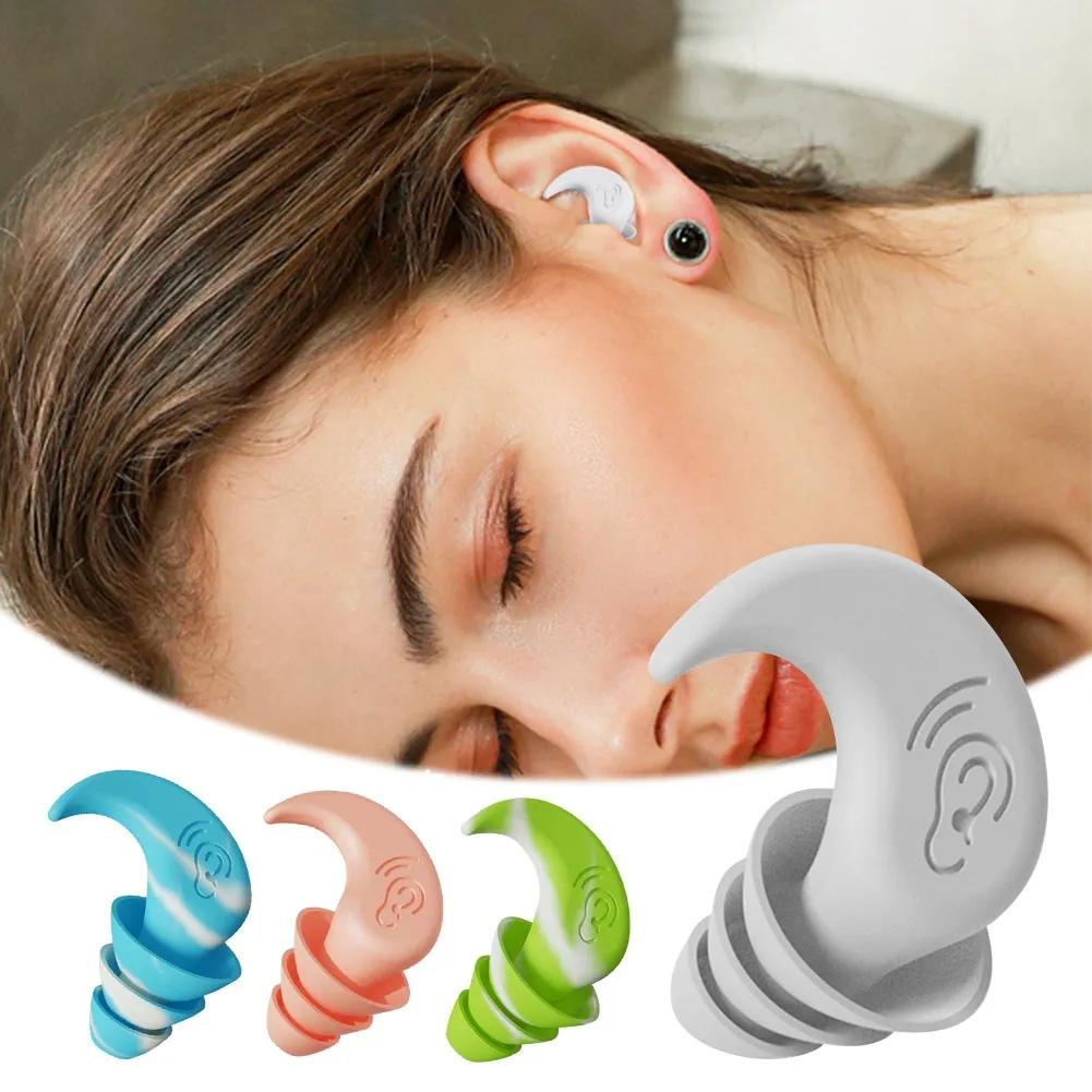 XYNN Anti Noise Silicone Earplug Sleep Noise Reduction Ear Plug Canceling Soundproof Ear Plugs Waterproof Swimming Soft Ear Protector