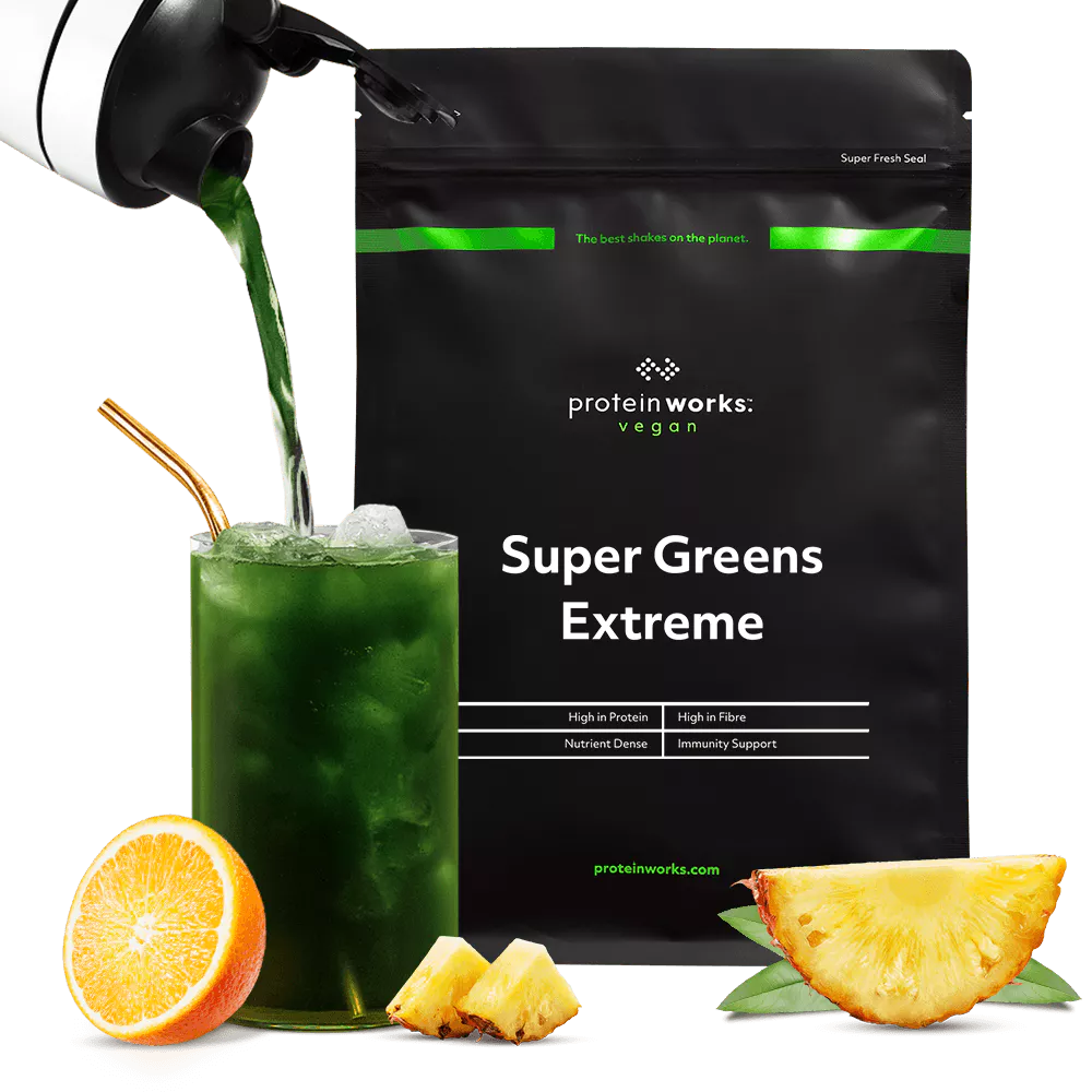 The Protein Works Super Greens Extreme Tropical Punch 1kg
