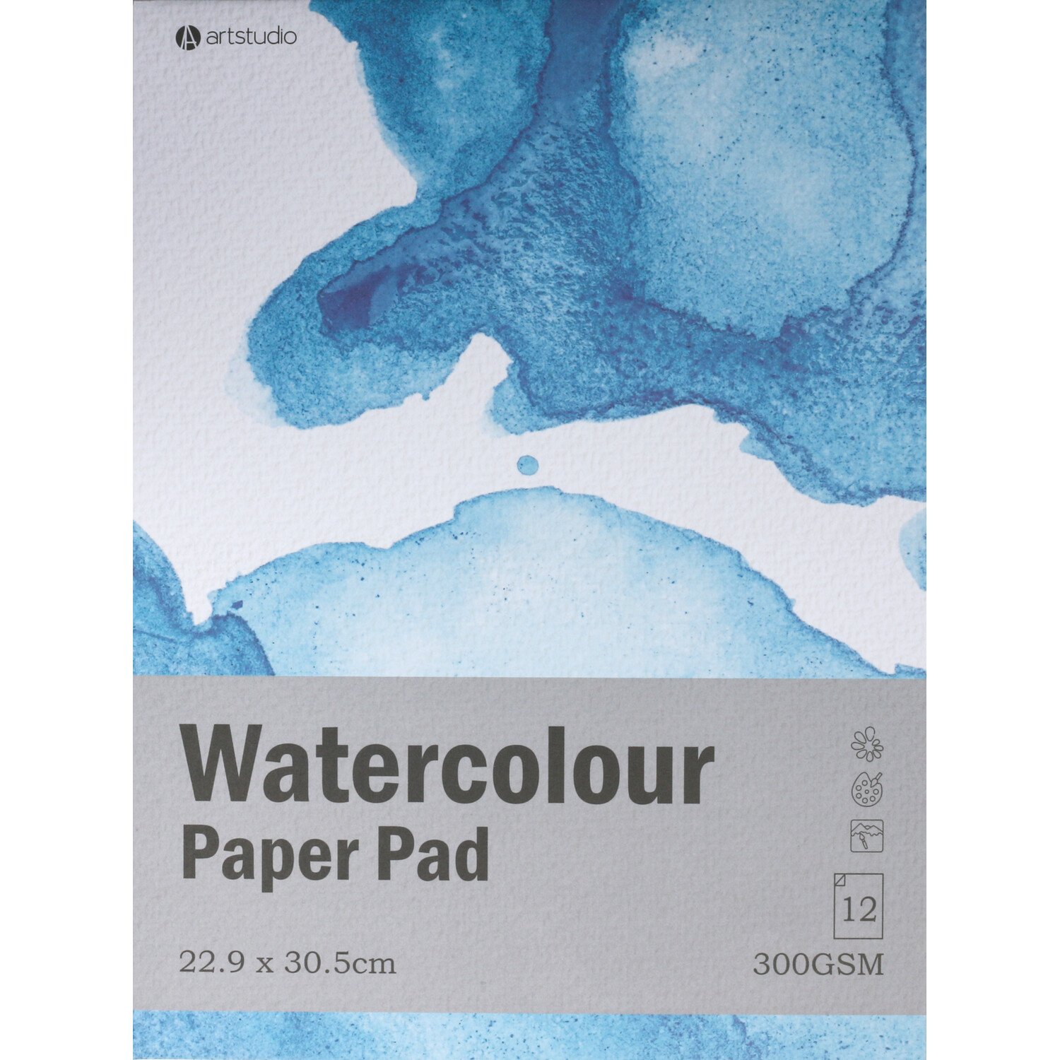 Art Studio Watercolour Textured Paper Pad