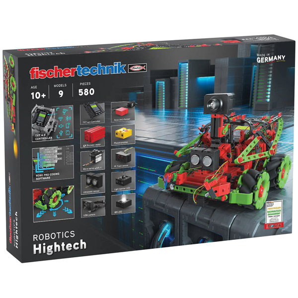 Fischertechnik 559895 Robotics Kit with Omni wheels and TXT 4.0 Co...