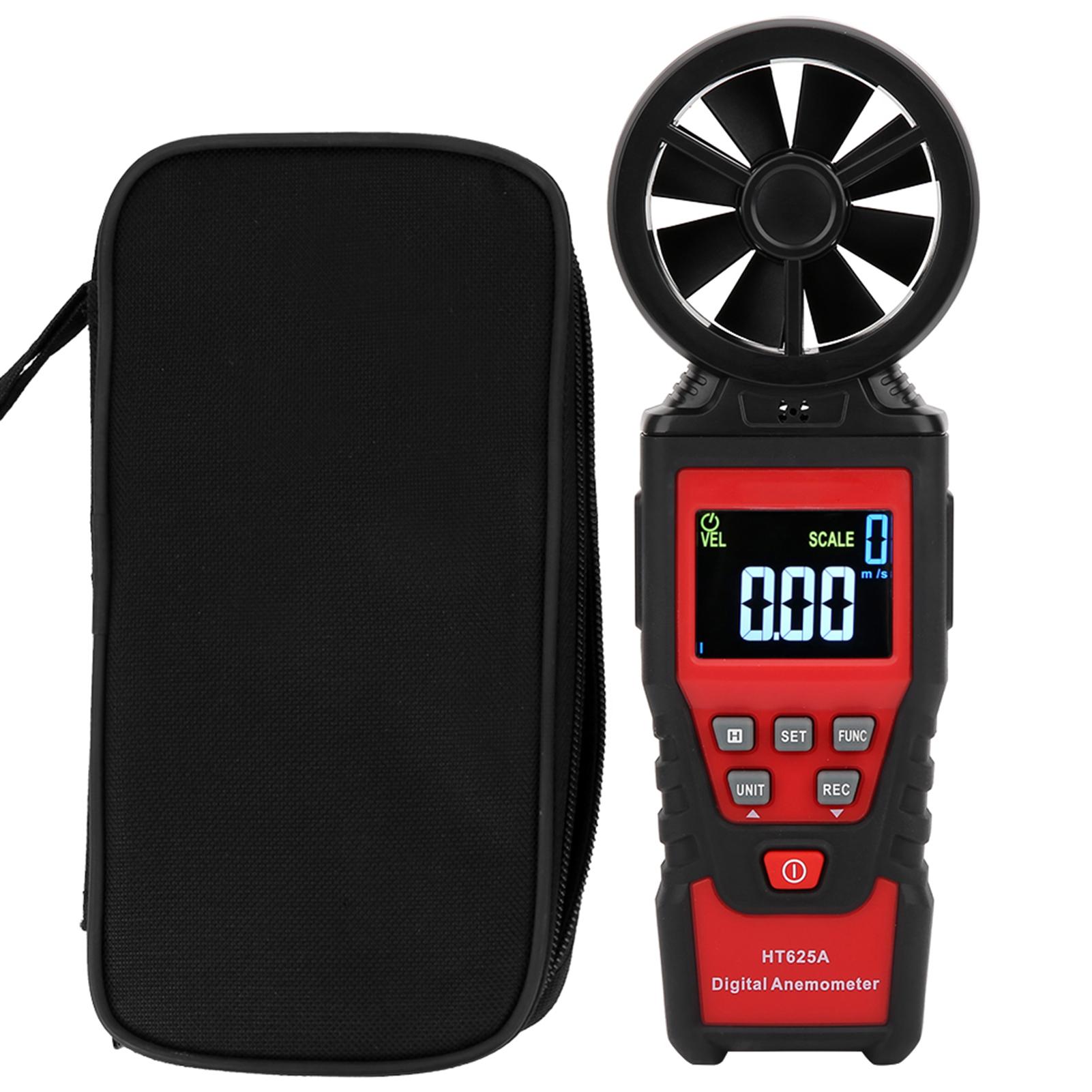 TOMTOP JMS Ht625b Anemometer Handheld Portable Usb Lcd Display Digital Measure Wind Speed Air Volume