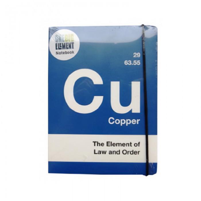 Pertemba FR - Office Supplies Onebig Element A6 Casebound Notebook Blue/white (One Size)