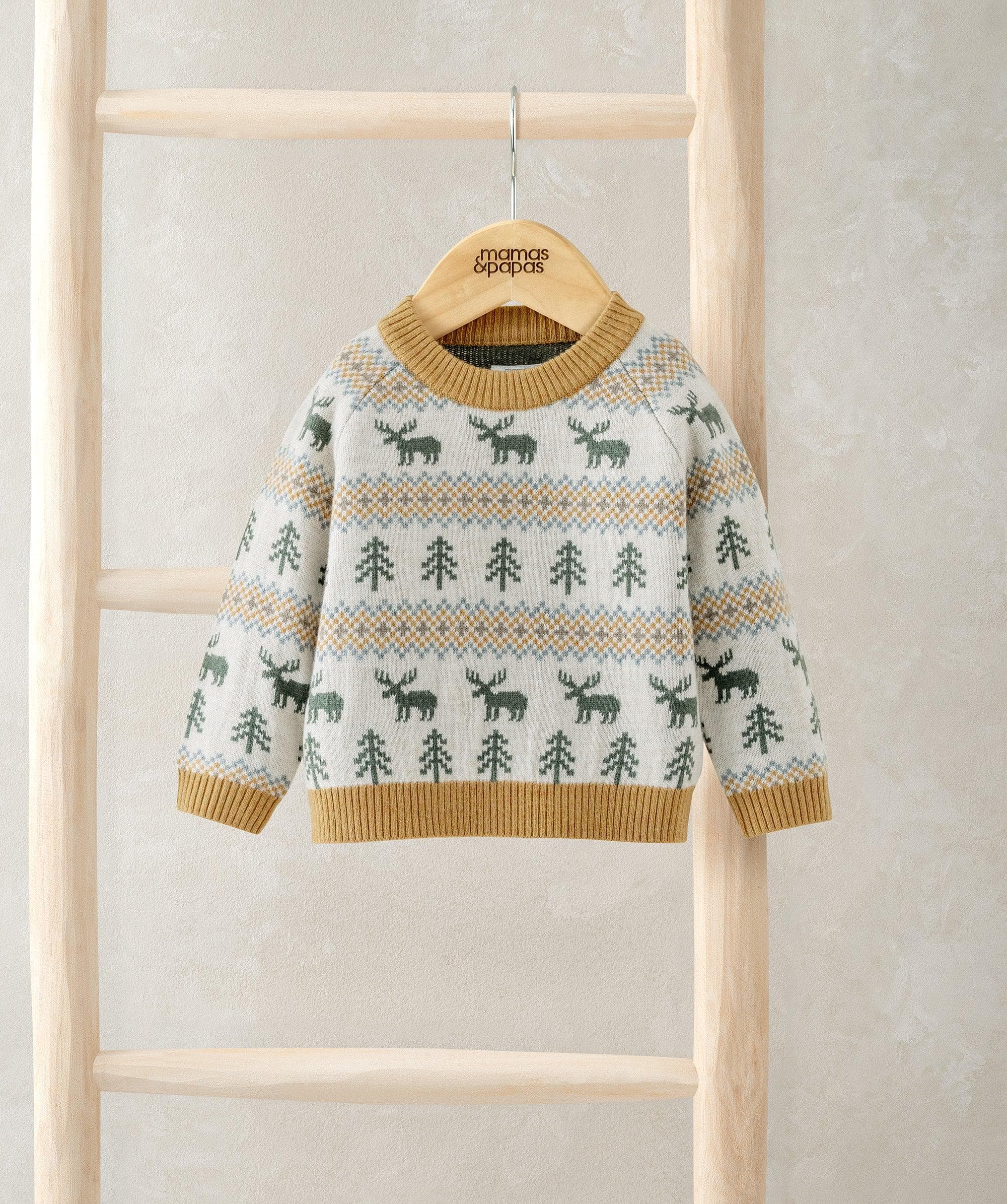 Mamas & Papas Moose Knitted Jumper