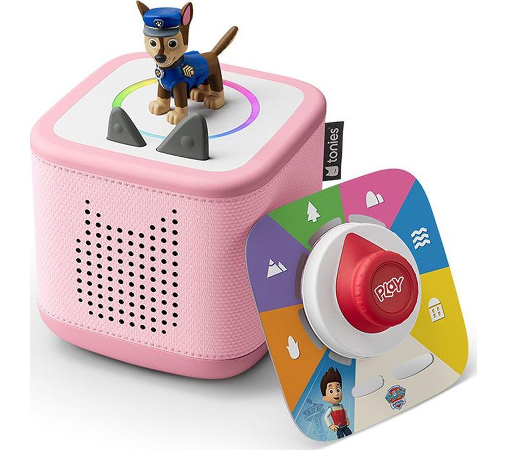 Tonies Toniebox 2 Paw Patrol Chase Play Set - Cloud Pink