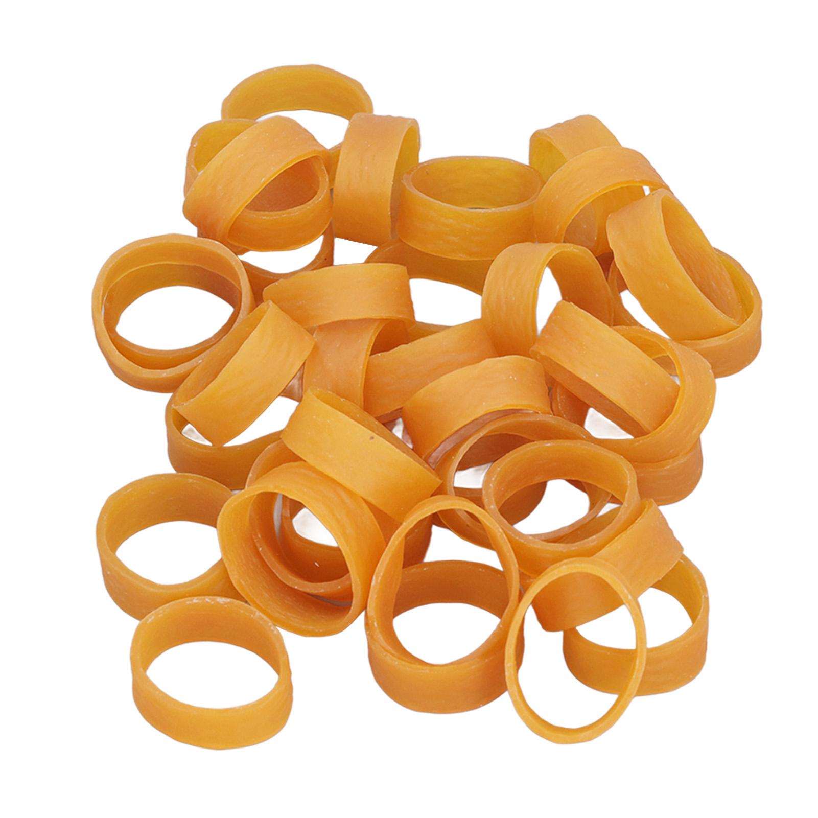 TOMTOP JMS 120Pcs Rubber Bands Soft Strong Elastic Industry Rubber Bands 10mm Wide 80mm Perimeter