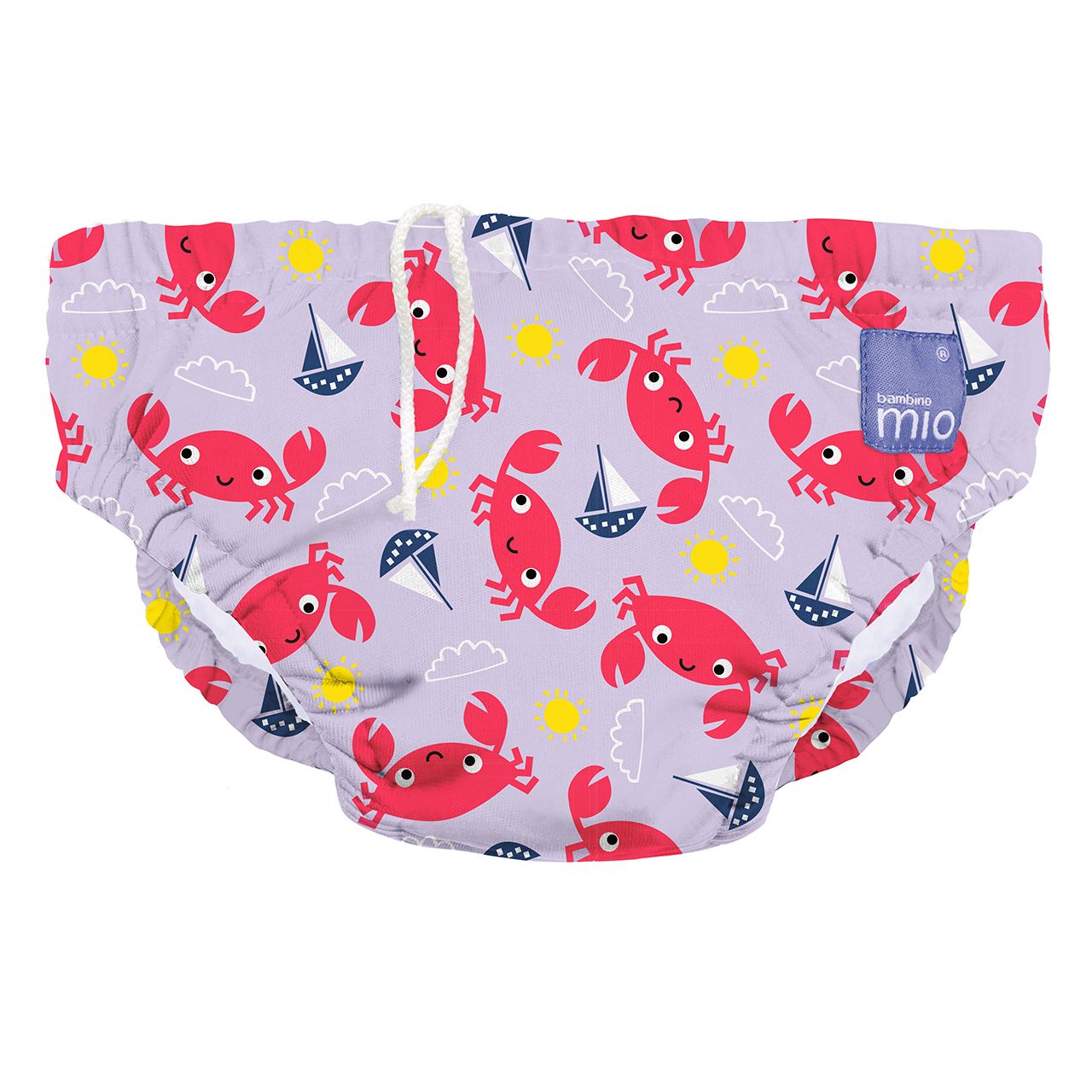 Bambino Mio Reusable Swim Nappy, Swim Nappies, Purple, Large