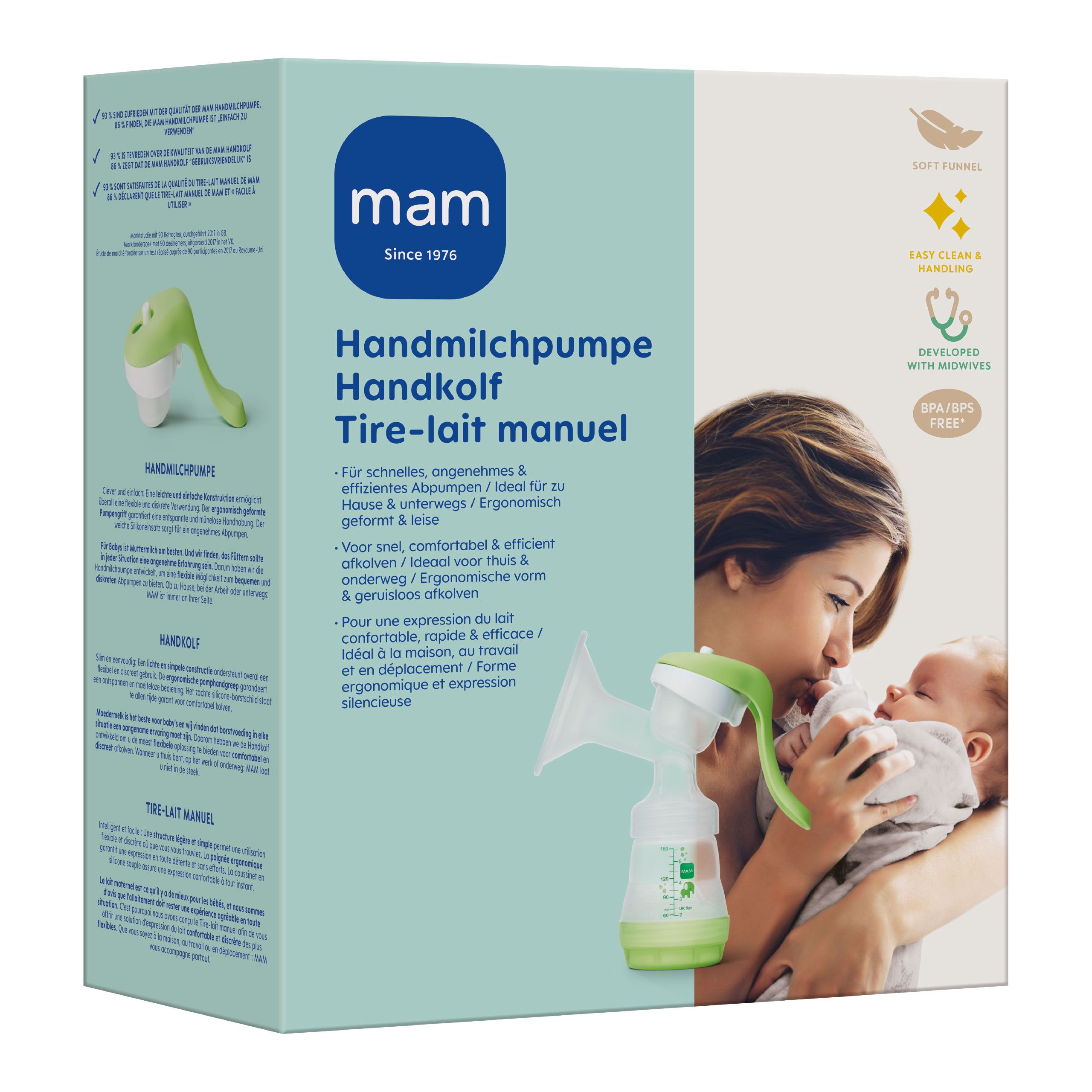 MAM Handmilchpumpe Kompakt