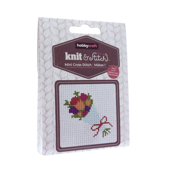 Hobbycraft Mini Bouquet Cross Stitch Kit