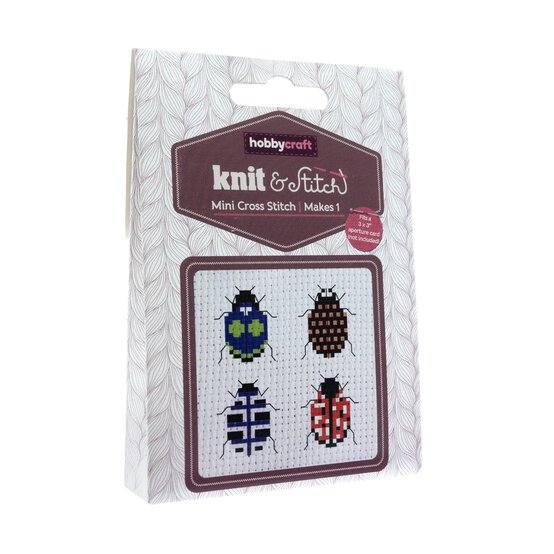 Hobbycraft Mini Beetles Cross Stitch Kit