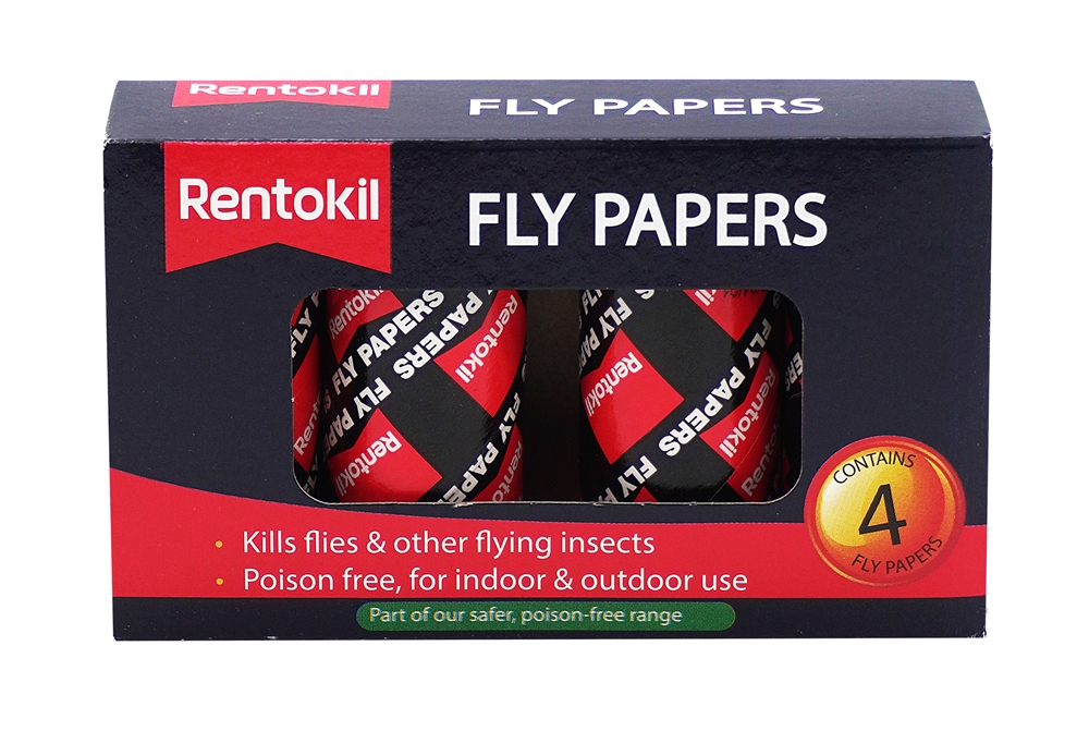 Rentokil Flypapers 4 Pack