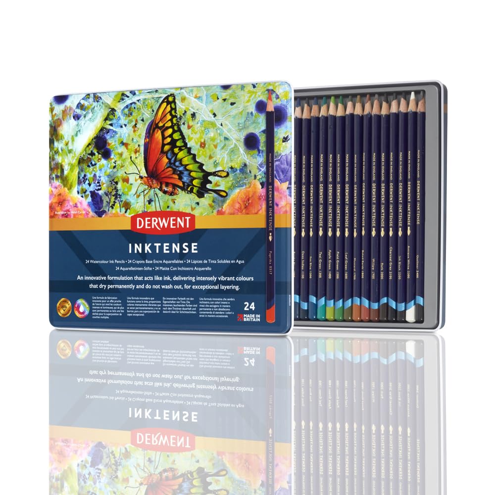 Derwent Derwent Inktense Pencils Set of 24 | Drawing Tools > Pencils > Pencils
