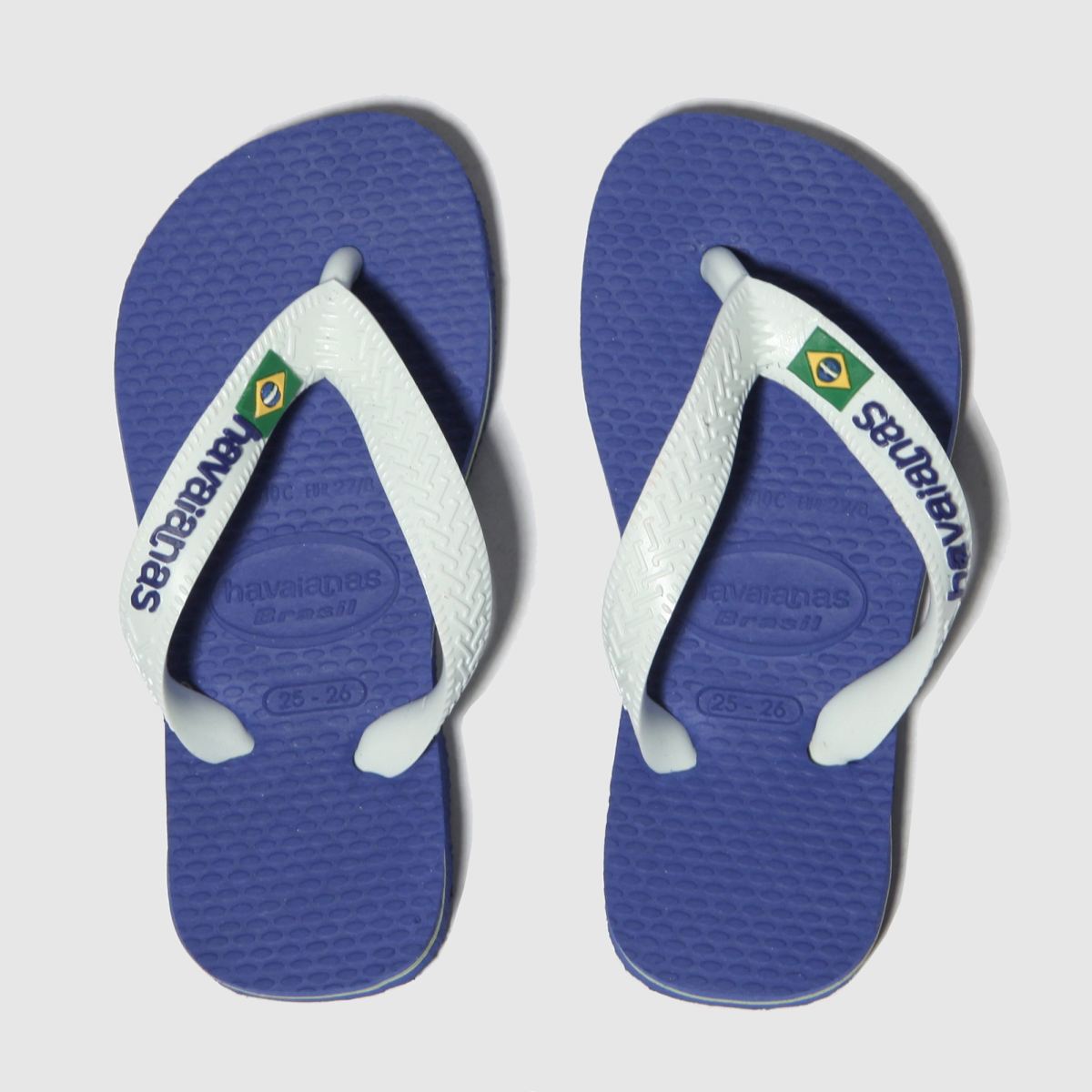 Havaianas BRASIL LOGO girls's Flip flops / Sandals in Blue