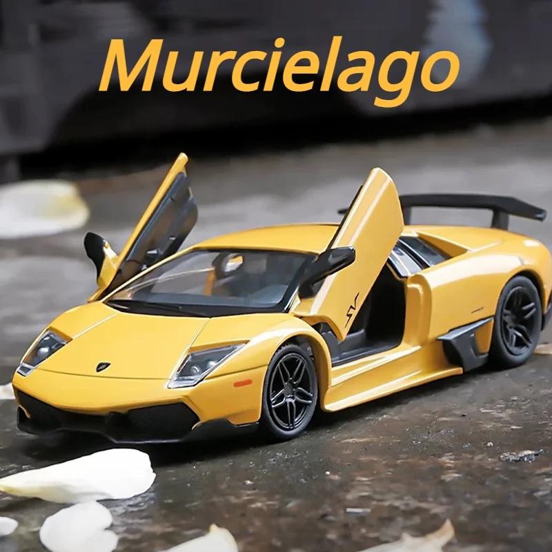 Kid Actor Paradise 5 Inch Metal Car Simulation Diecast & Toy Vehicle Lamborghini LP670-4 SV Murcielago Supercar RMZ city 1:36 Alloy Model Gifts For Children