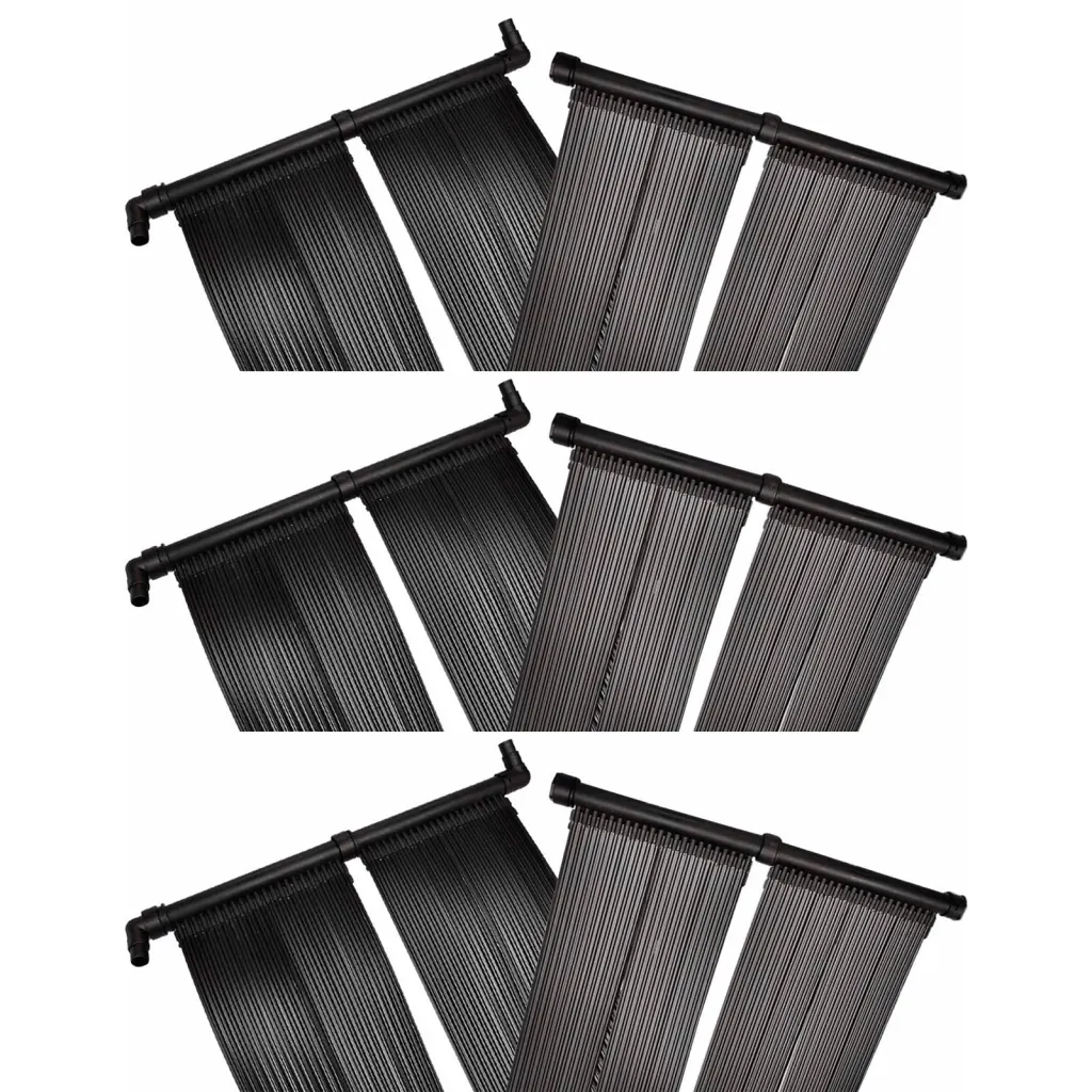VidaXL Solar Pool Heater Panel 6 pcs 80x620 cm