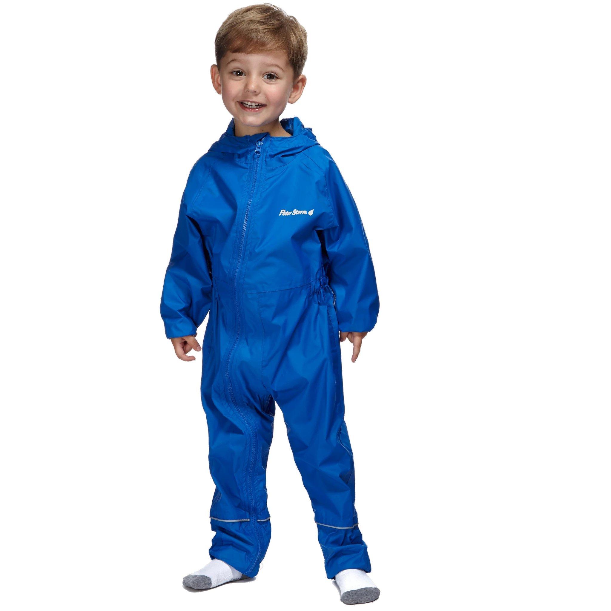 Peter Storm Kid's Waterproof Suit, Blue