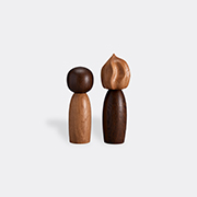 L'Objet - Picanto Salt & Pepper Mills - Set of 2 - Smoked & Natural Oak