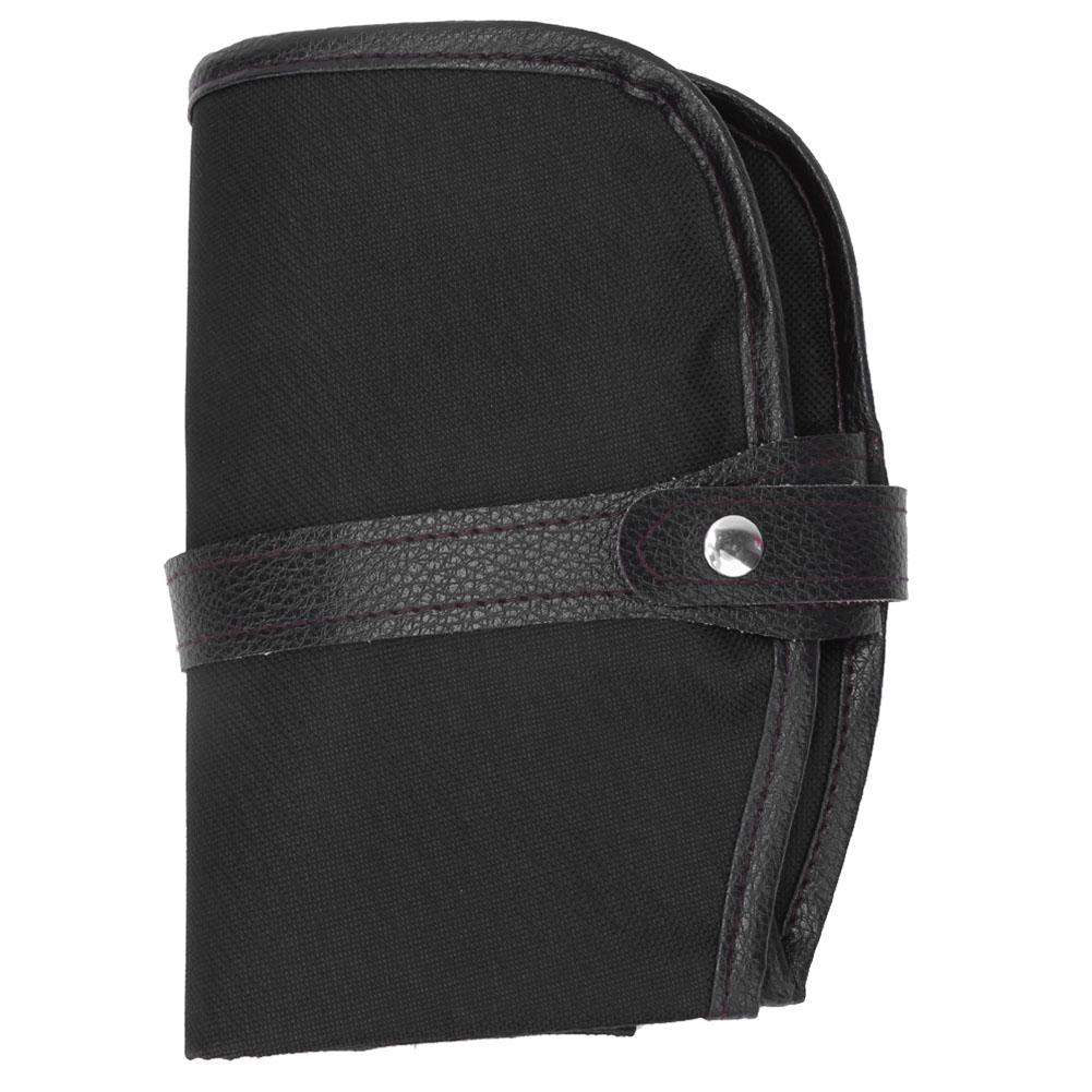 DIYelecs Fashion Canvass Pencils Pens Brush Holder Pouch Wrap Case f Marco Pencil 72 (72 Black)