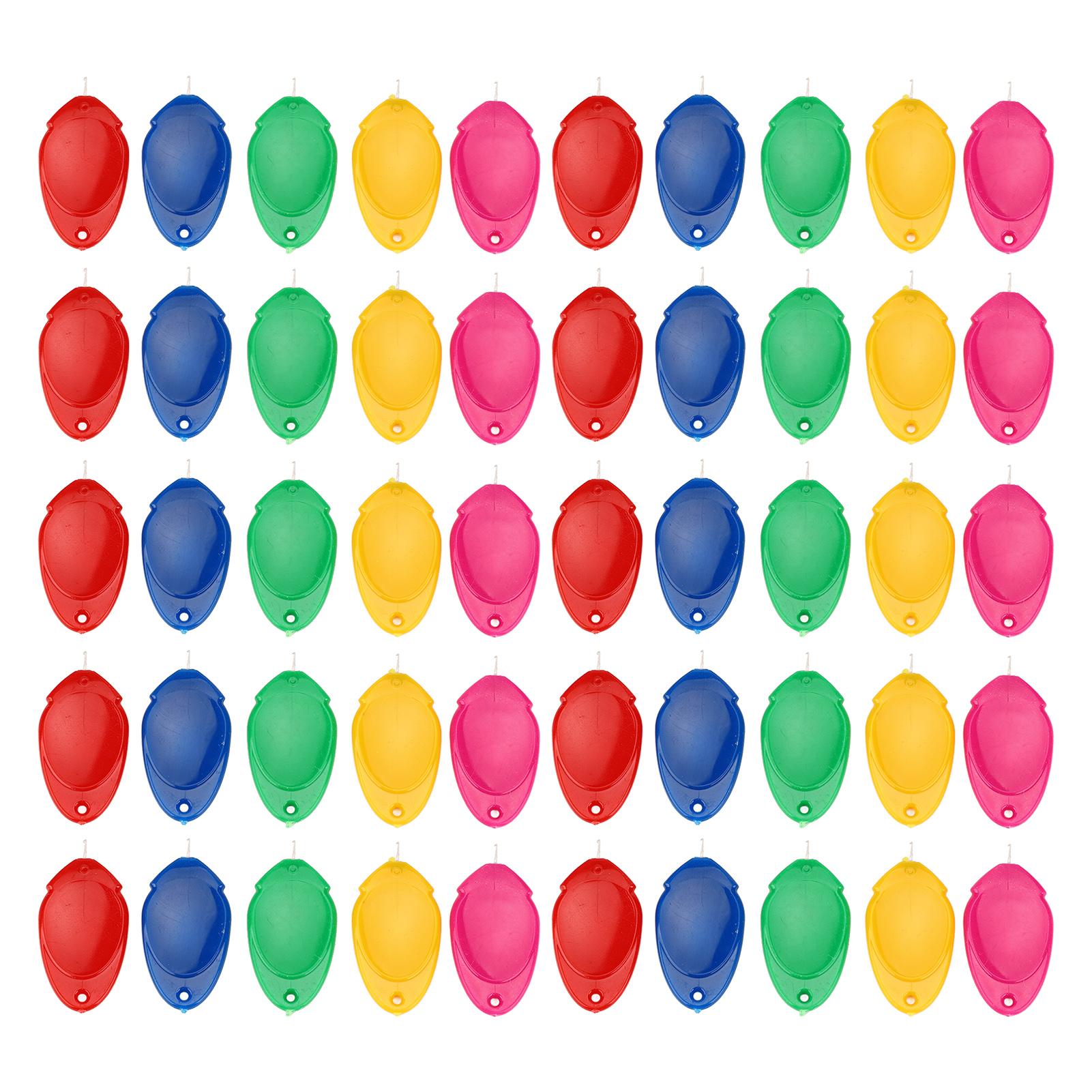 ZEBLAZE 50Pcs Needle Threaders 5 Colors Small Lightweight Needle Sewing Threader Tools for Embroidery