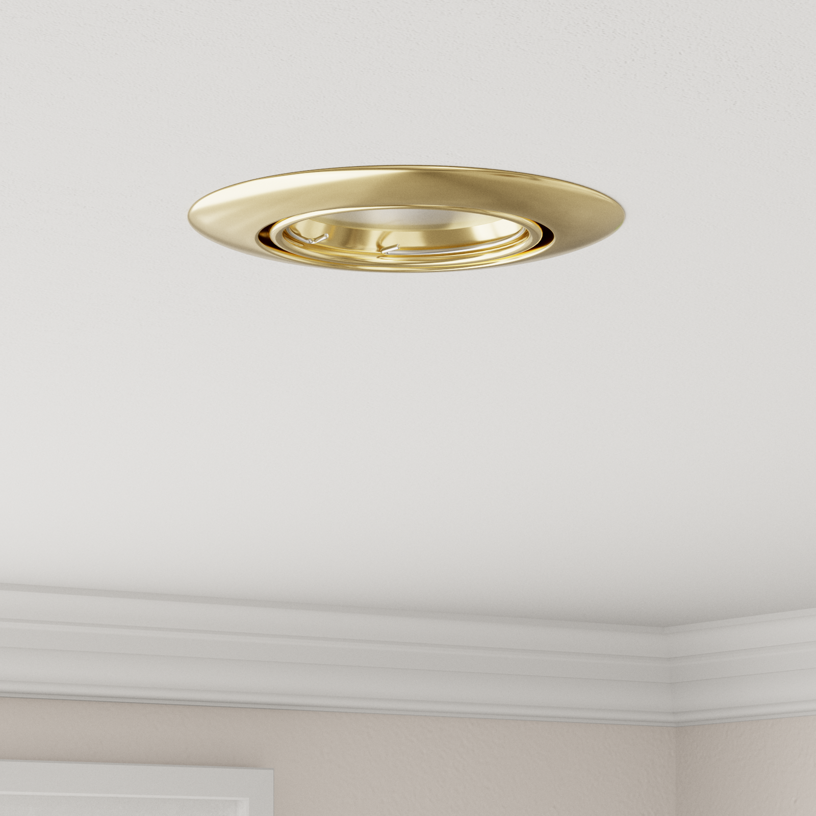 VidaXL Spotlights with Spotlights 24 pcs Gold 9 x 9 cm Metal