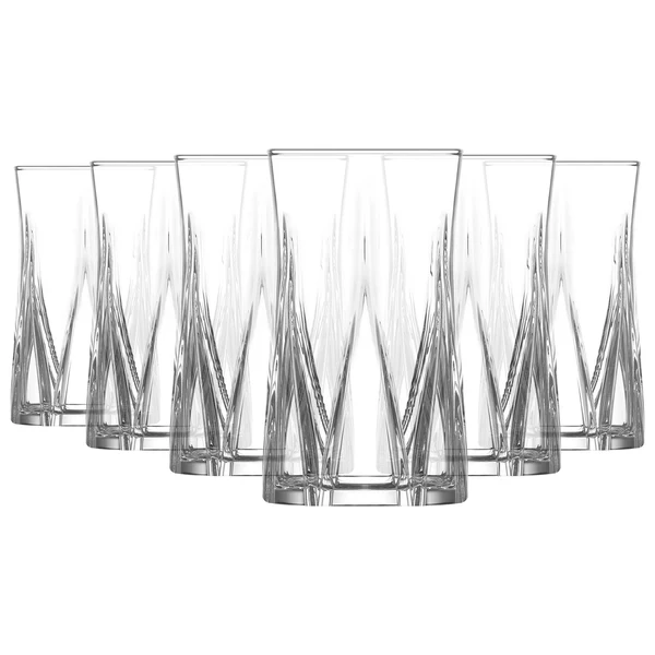 LAV 380ml Zoey Highball Glasses - Pack of 6
