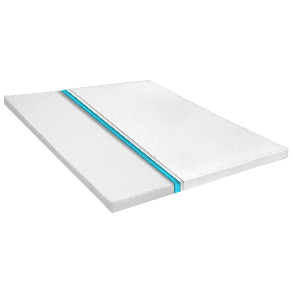 VidaXL Mattress Topper 180x200 cm Cold Foam Egg Profile 6 cm