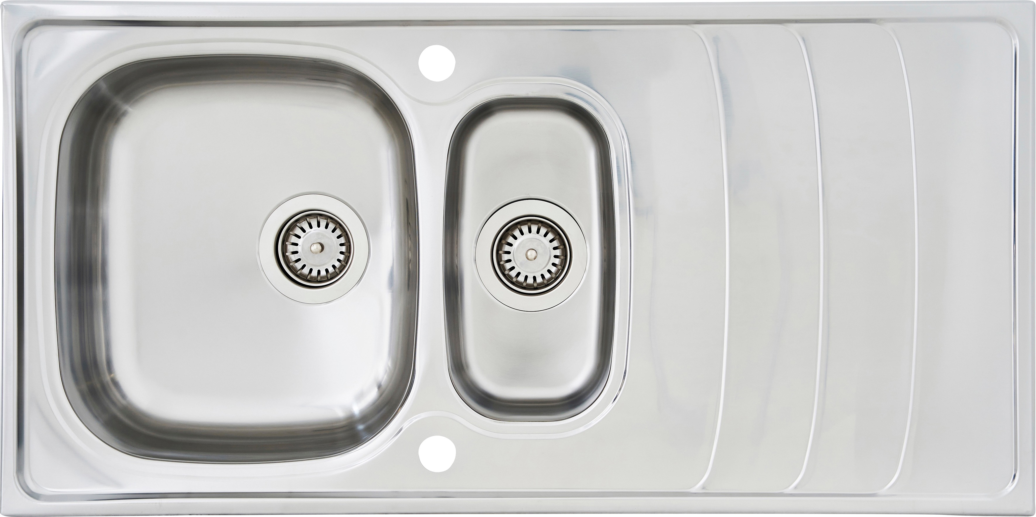Respekta Miami 1.5 Bowl Inset Kitchen Sink gray