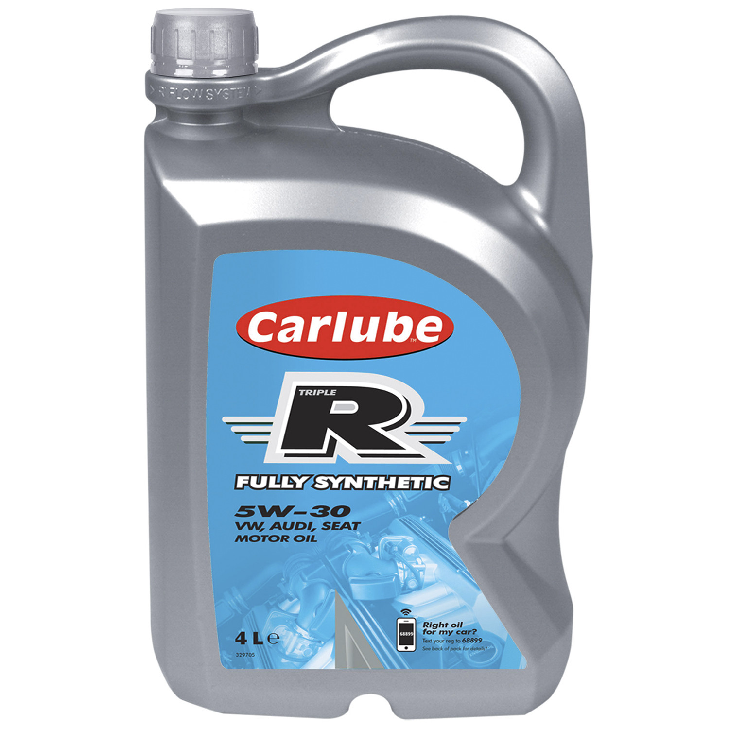 Carlube Triple R 5W-30 Ll C3 Fully Synthetic Oil For Petrol Diesel Engines 4L