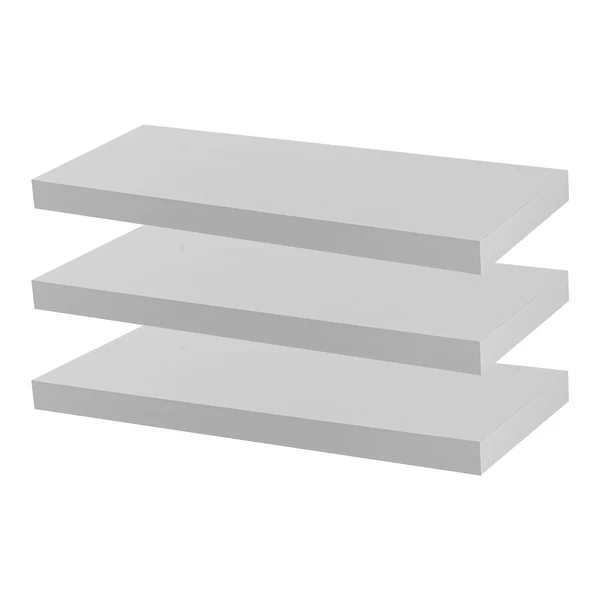 Harbour Housewares Modern Floating Wall Shelves - 60cm - Pack of 3