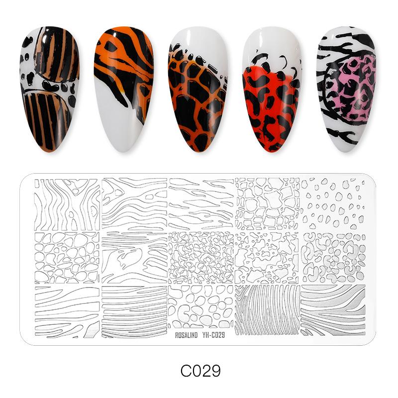 ROSALIND Gel Polish Stamping Paint Hybrid Lacquer Uv Nail Polishes Nail Art Manicure Stamping Plate