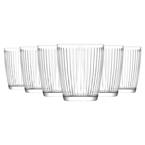 LAV 340ml Hestia Glass Tumblers - Pack of 6