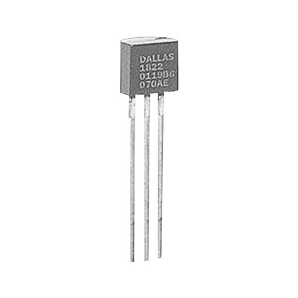 Maxim Integrated DS18B20+, Temperature Sensor -55 to +125 °C ±0.5°C 1-Wire, 3-Pin TO-92