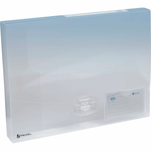 Rexel Ice A4 40mm Polypropylene Document Box - Clear, Pack of 10