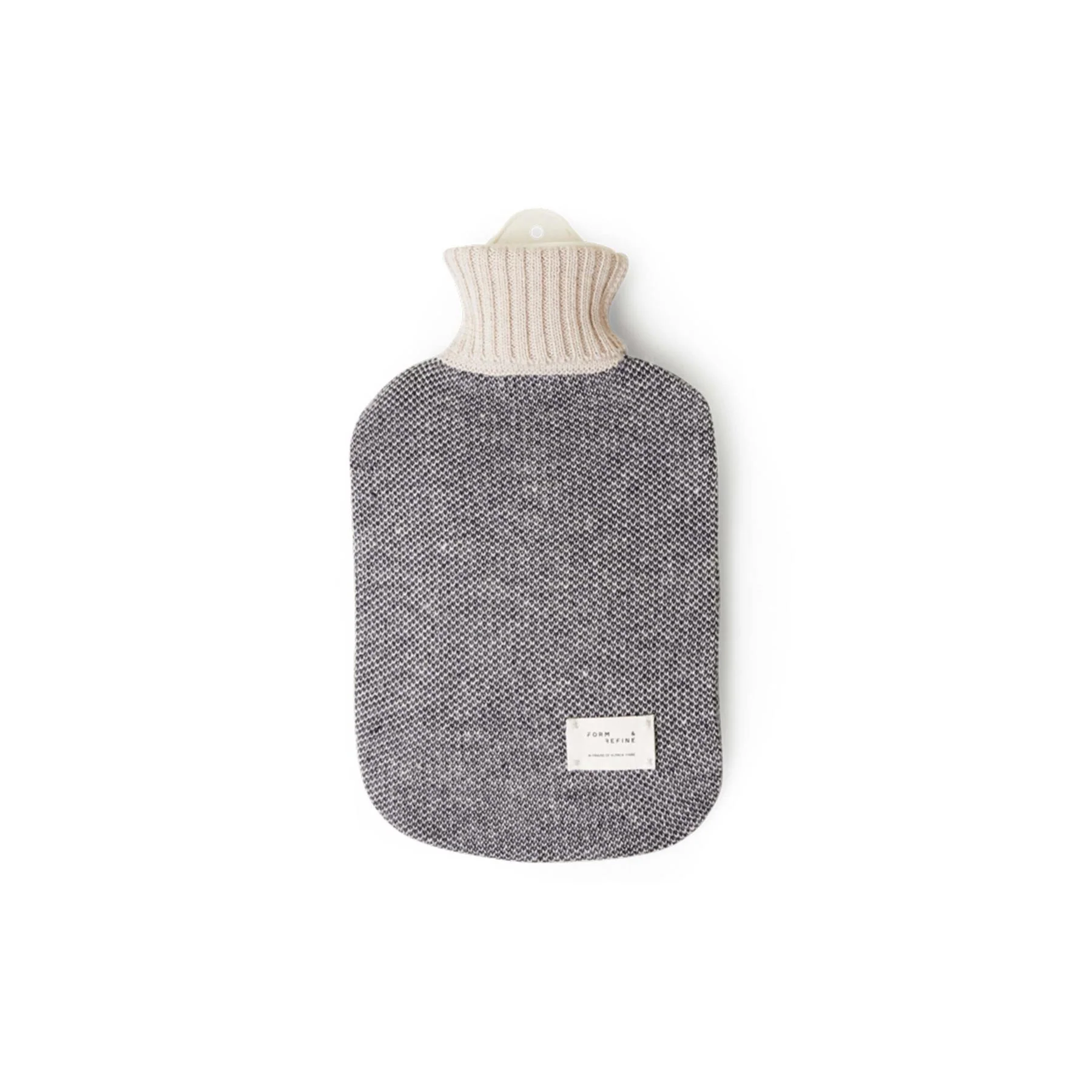Form & Refine Aymara Pattern Hot Water Bottle - Cream And Grey All Products - Do Not Publish