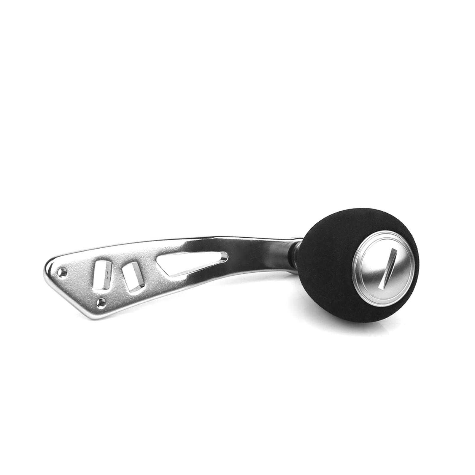 GoolRC 3 Colors Aluminum Knobs Fishing Reel Handle for Baitcasting Tackle Tools (Silver)