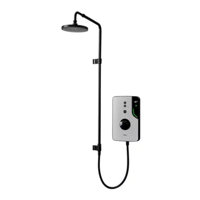 Triton Enlight Matt Grey Rainfall Thermostatic Electric Shower, 9.5Kw