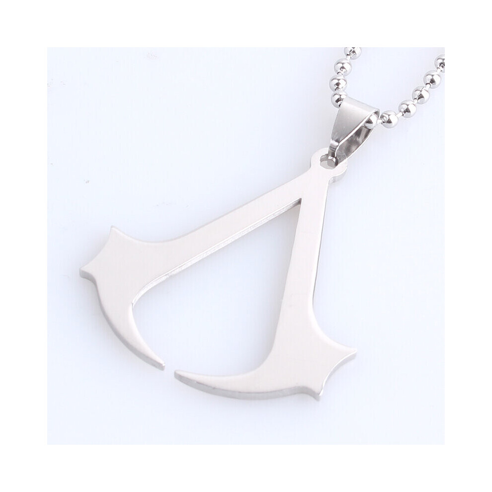 assassin sign 316L Stainless Steel pendant necklaces bead chain for men women