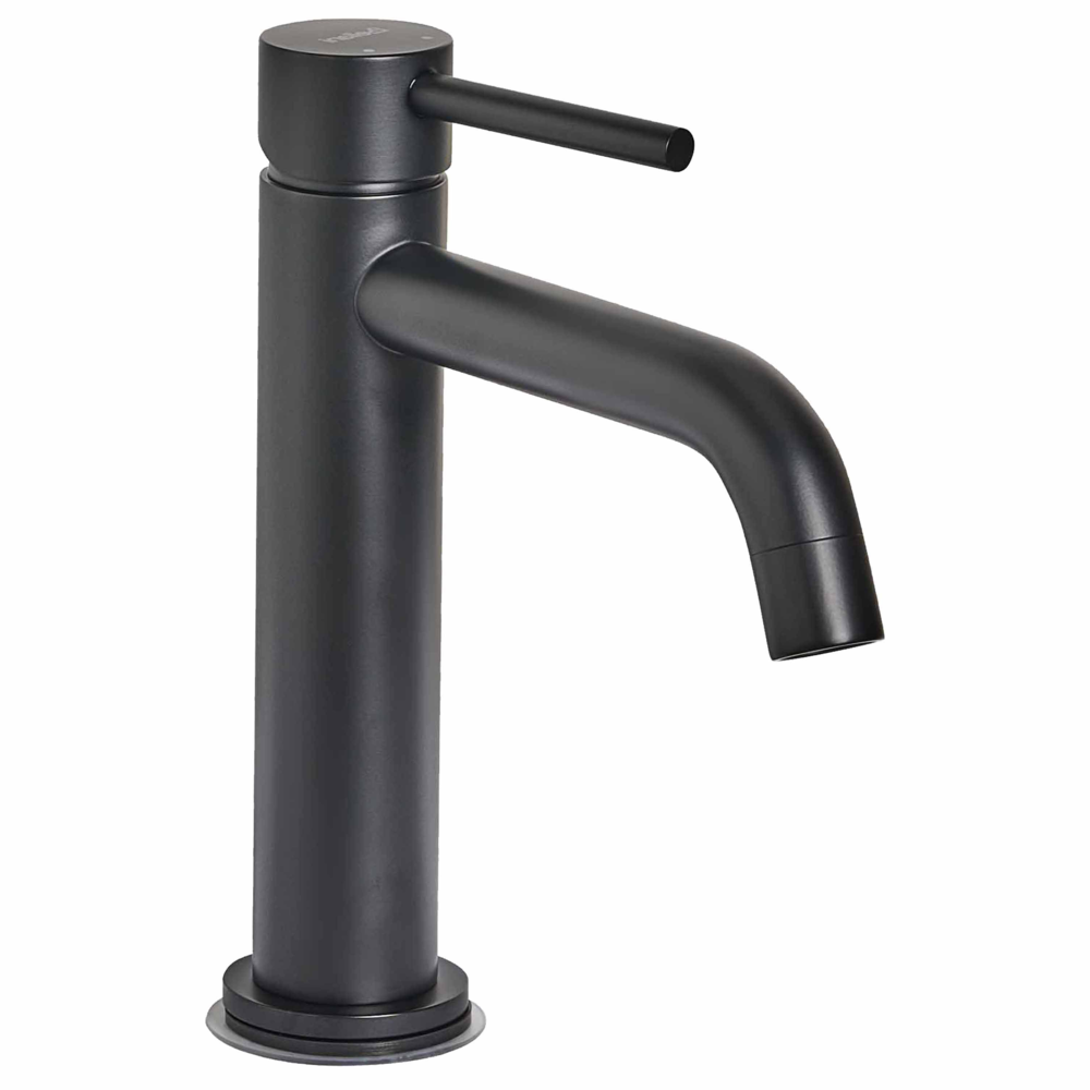 Beliani Basin Mixer Tap Salinas Brass Black